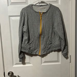 Zip up sweatshirt